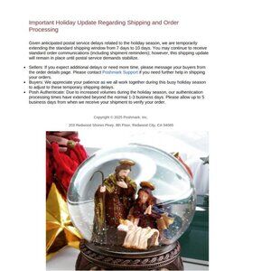 2025 HOLIDAY SHIPPING INFORMATION 🎄🎁